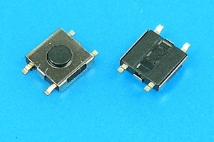 Mikrotlačítko (mikrospínač) SMD 4,5x4,5mm - výška 1,5mm 
