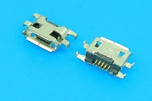 Konektor  MICRO USB do DPS 5pin č.5 