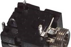 konektor Jack stereo 3,5 zásuvka panelová do pl. spoje (2146)