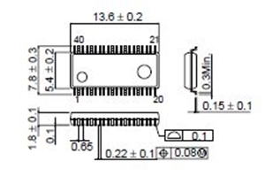 IO BD3814FV -Zvukový procesor pro audio zařízení