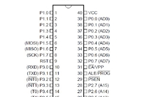 IO AT89S52-24PU  procesor  (naprogramováno pro analogové spínání)