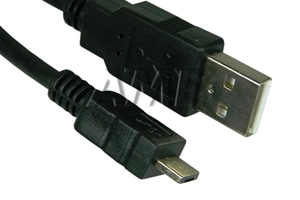 Kabel PC USB typ A/micro USB typ A- i 5pin 1 m  