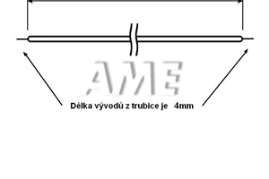 LCD zářivka (lampa) d=3mm, l=897mm, tvar I-FORM CCFL lampa 